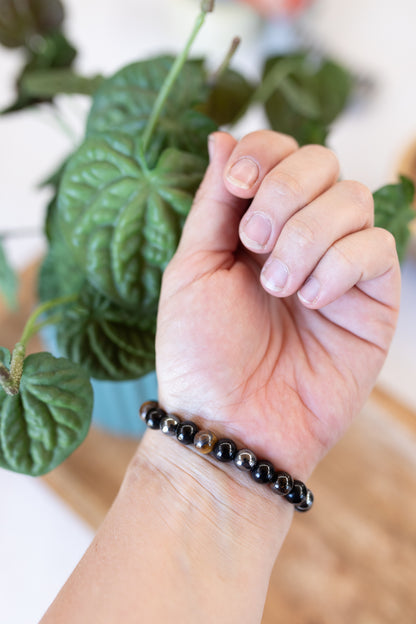 Protection, Grounding & Empowerment Crystal Bracelet