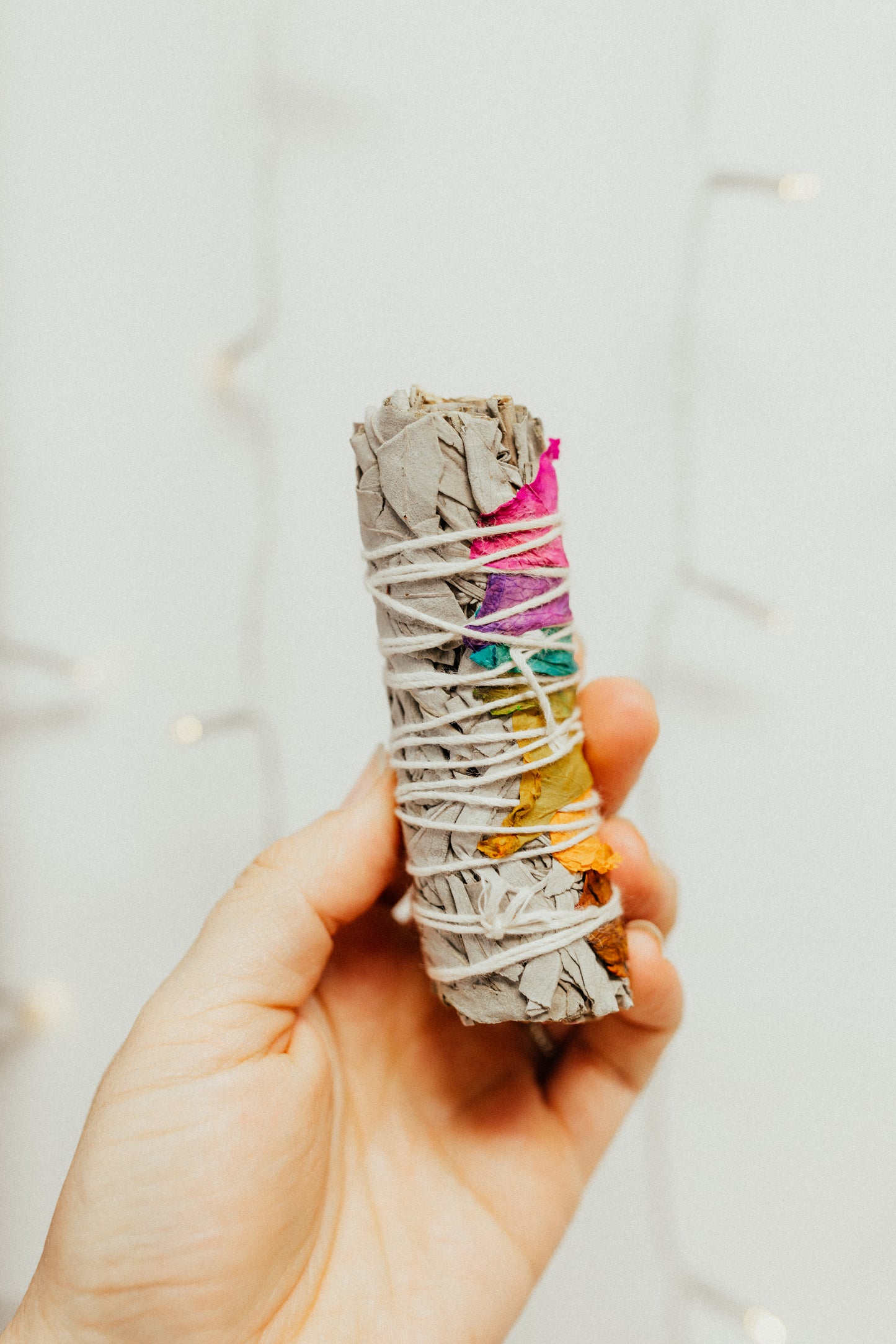 White Sage + Rainbow Petals Smudge Bundle