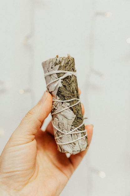 White Sage & Cedar Smudge Bundle