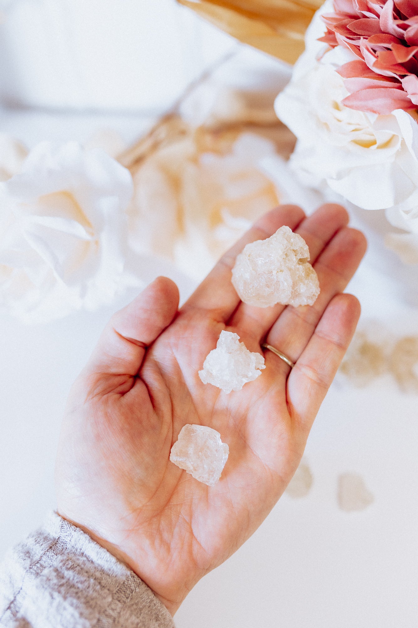 Morganite Crystal Rough Piece