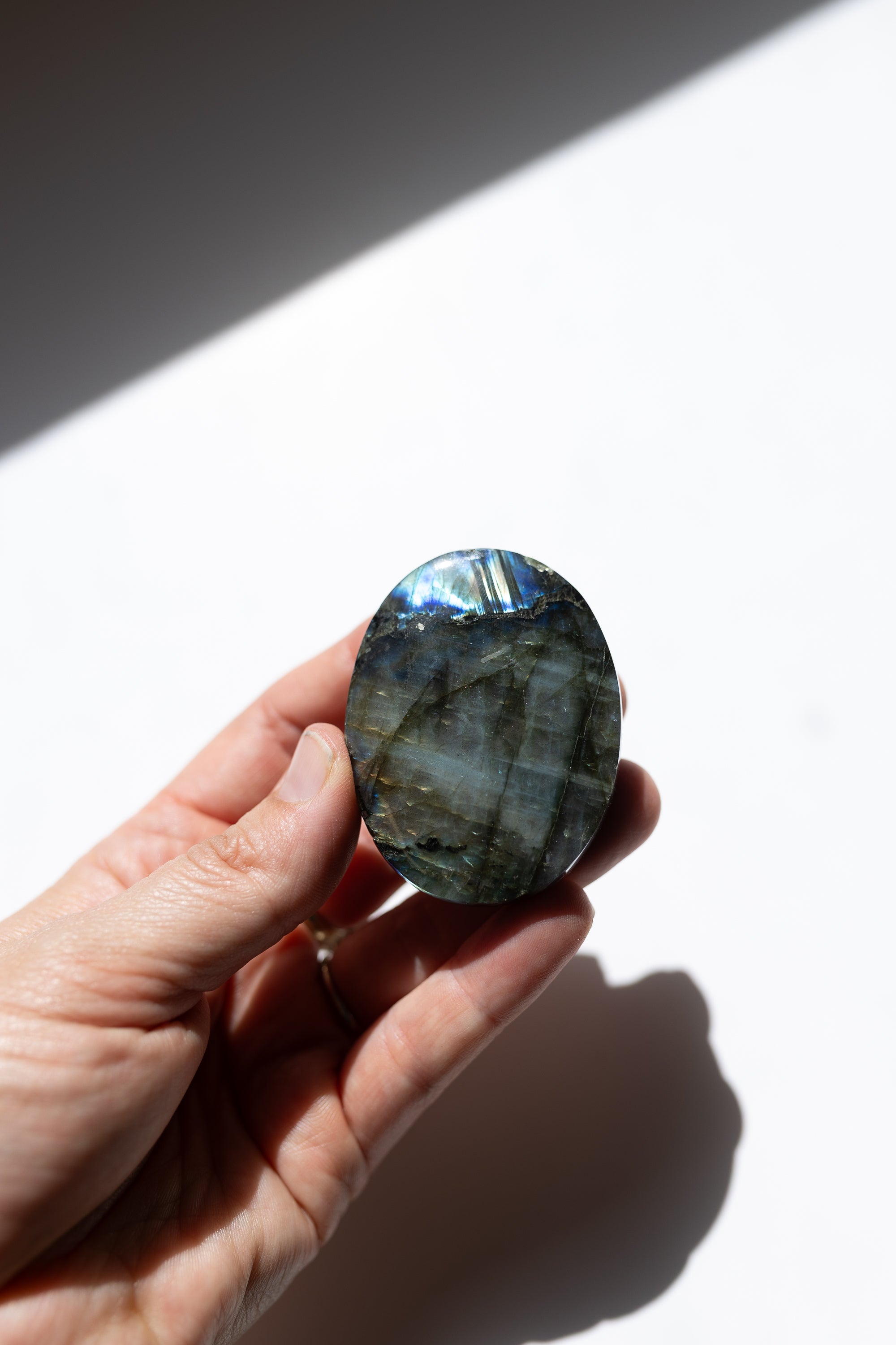 Labradorite Palm Stone #2 | Magic • Intuition • Transformation