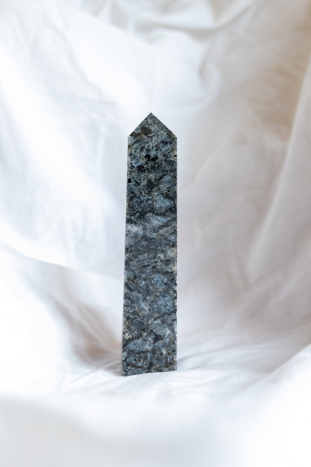 Larvikite Crystal Point #1 | Protection • Grounding • Inner Wisdom