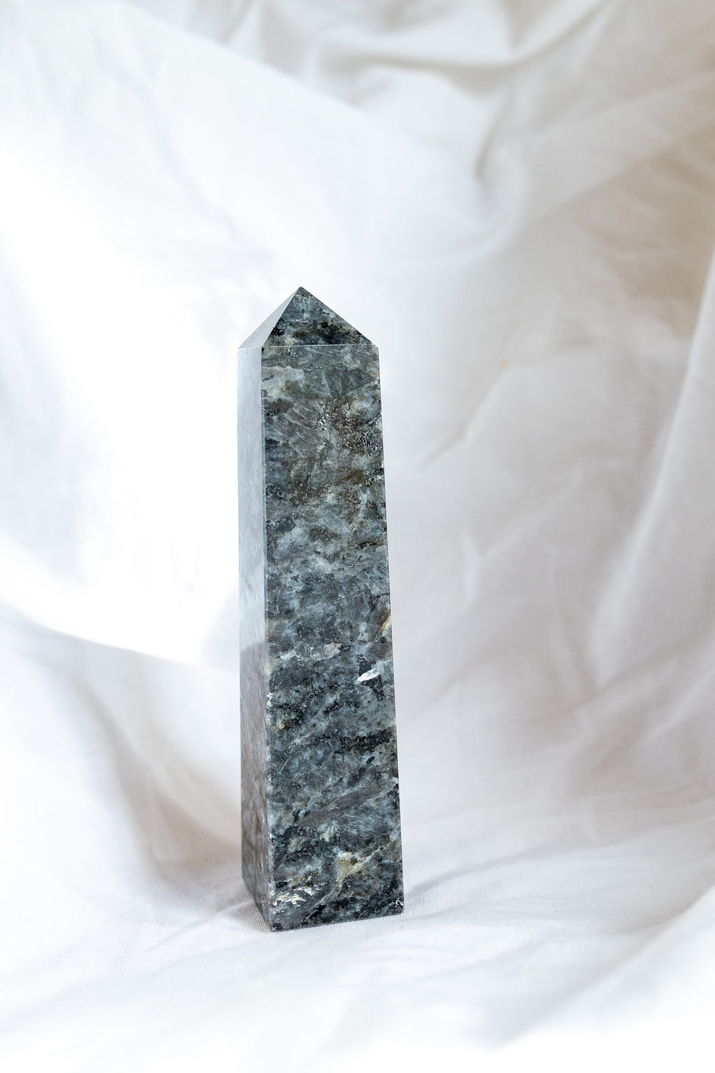 Larvikite Crystal Point #1 | Protection • Grounding • Inner Wisdom