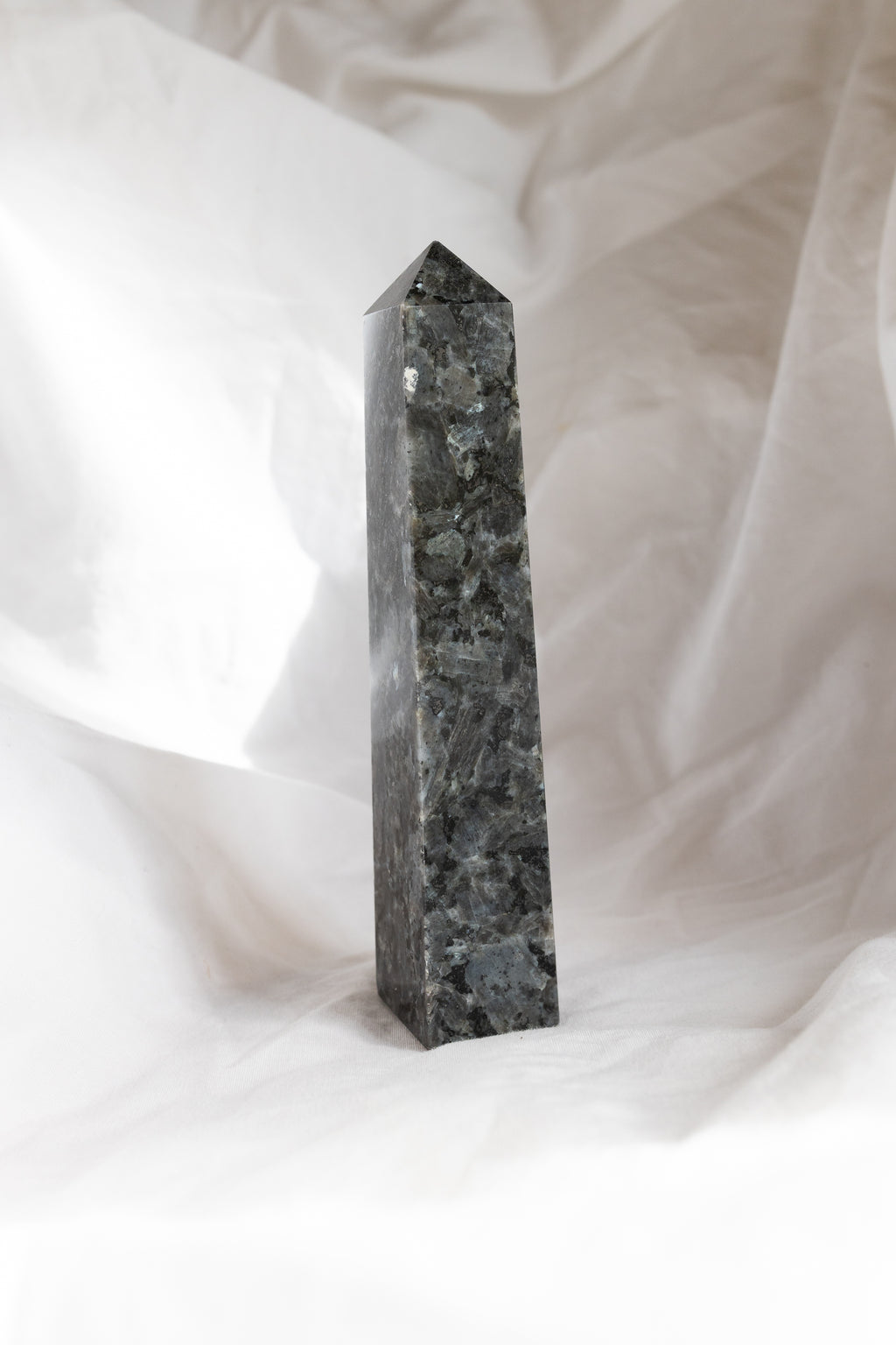 Larvikite Crystal Point #2 | Protection • Grounding • Inner Wisdom