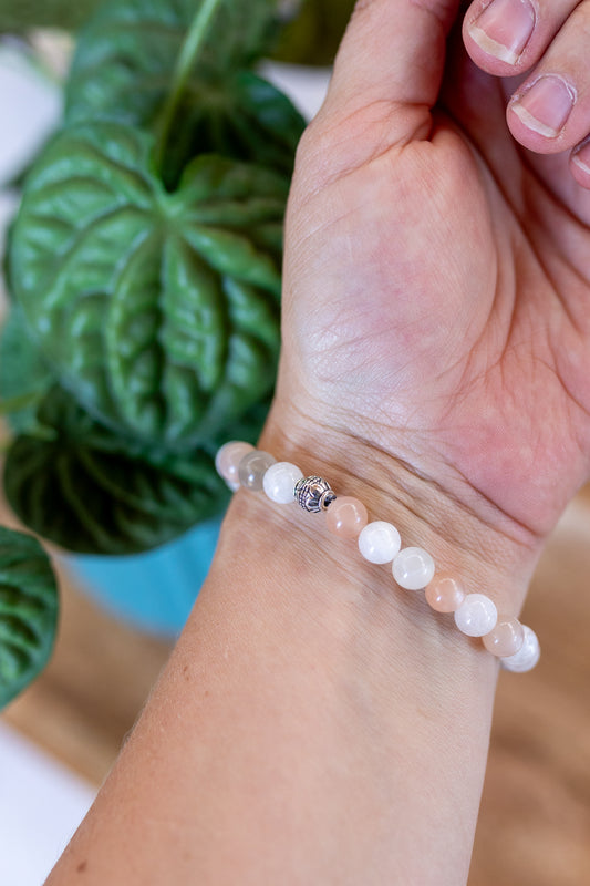 Mixed Moonstone Crystal Bracelet