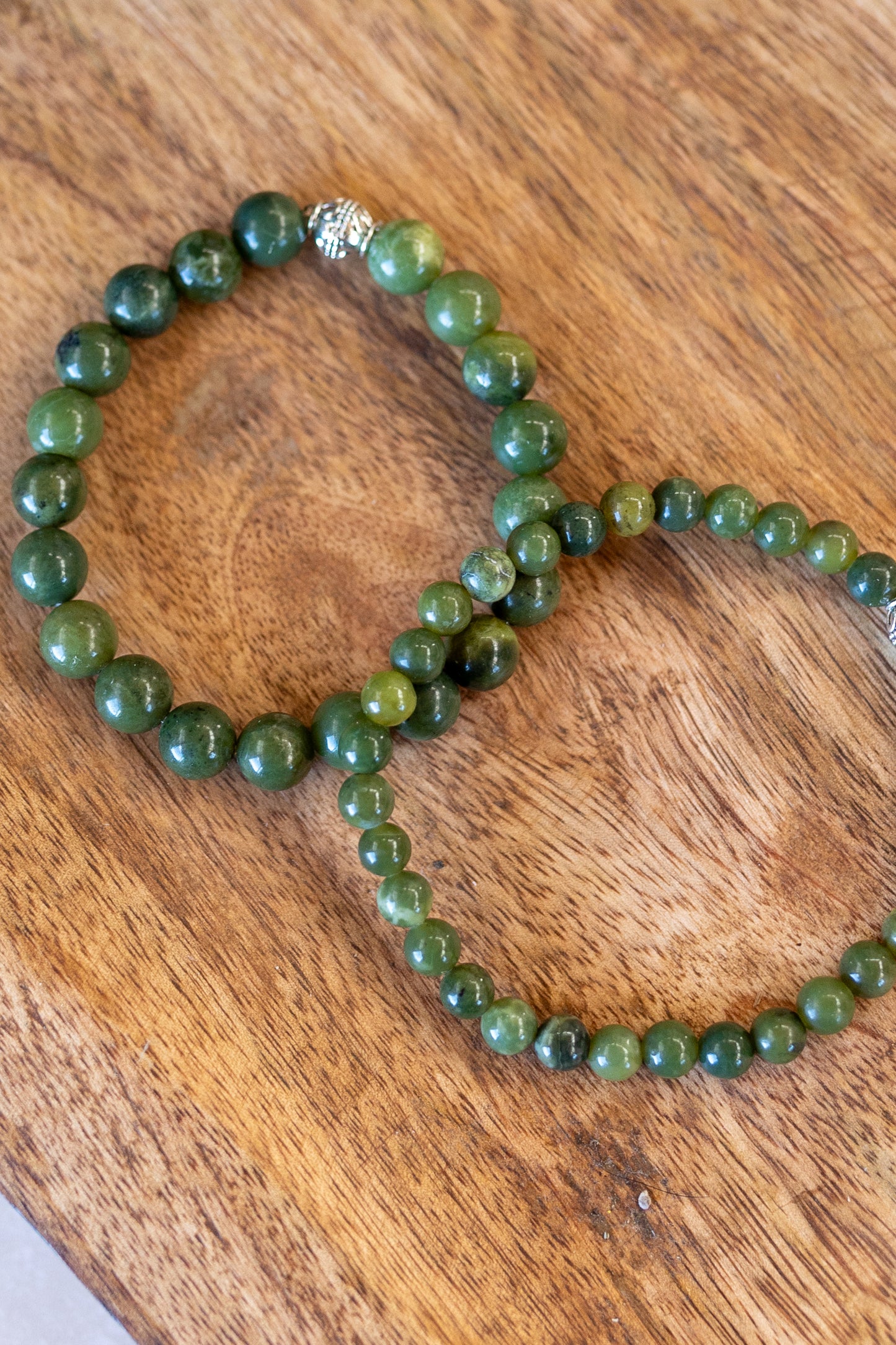 Nephrite Jade Crystal Bracelet