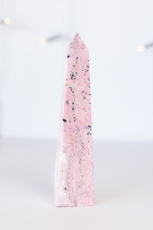 Peruvian Rhodonite Crystal Point #2