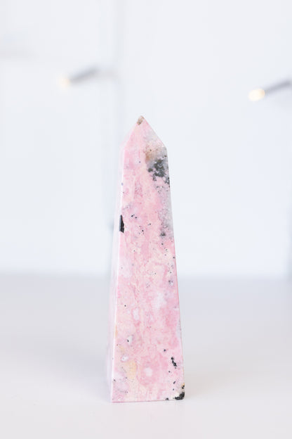 Peruvian Rhodonite Crystal Point #3