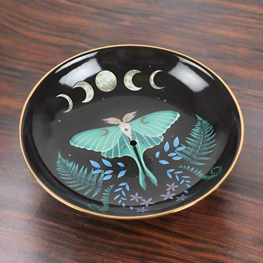 Luna Moth Incense Plate Holder