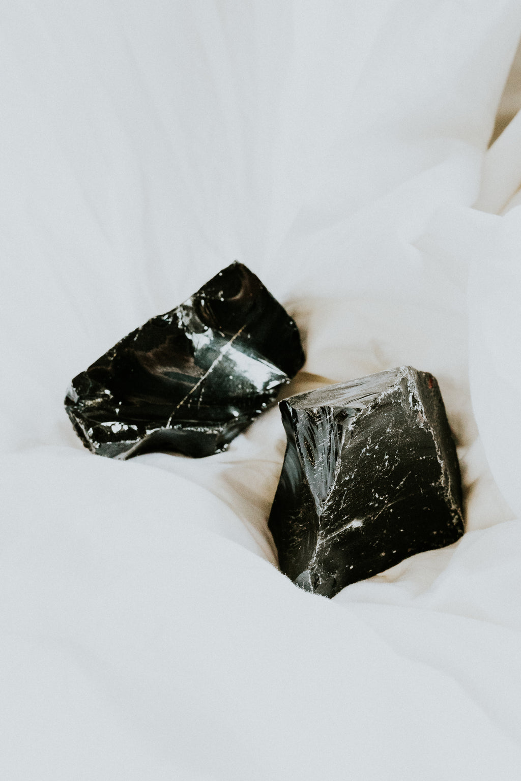 Black Obsidian Crystal Rough Piece: Medium | Protection • Truth • Grounding