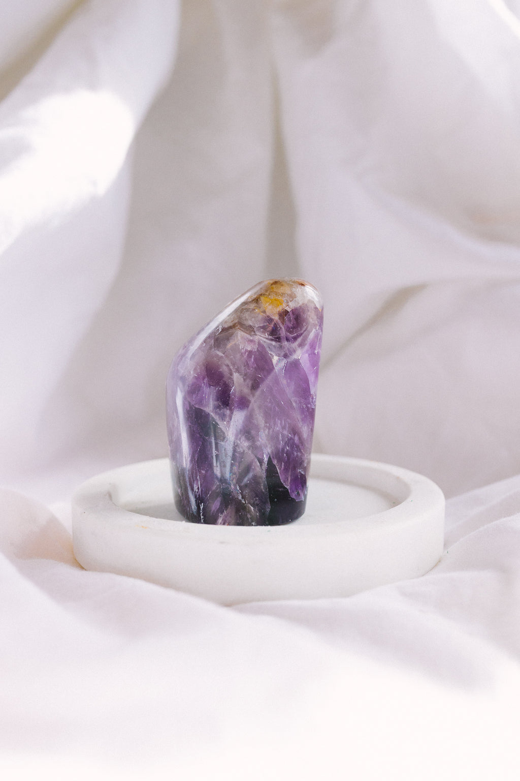Chevron Amethyst Free Form #4 | Clarity • Protection • Spiritual Growth