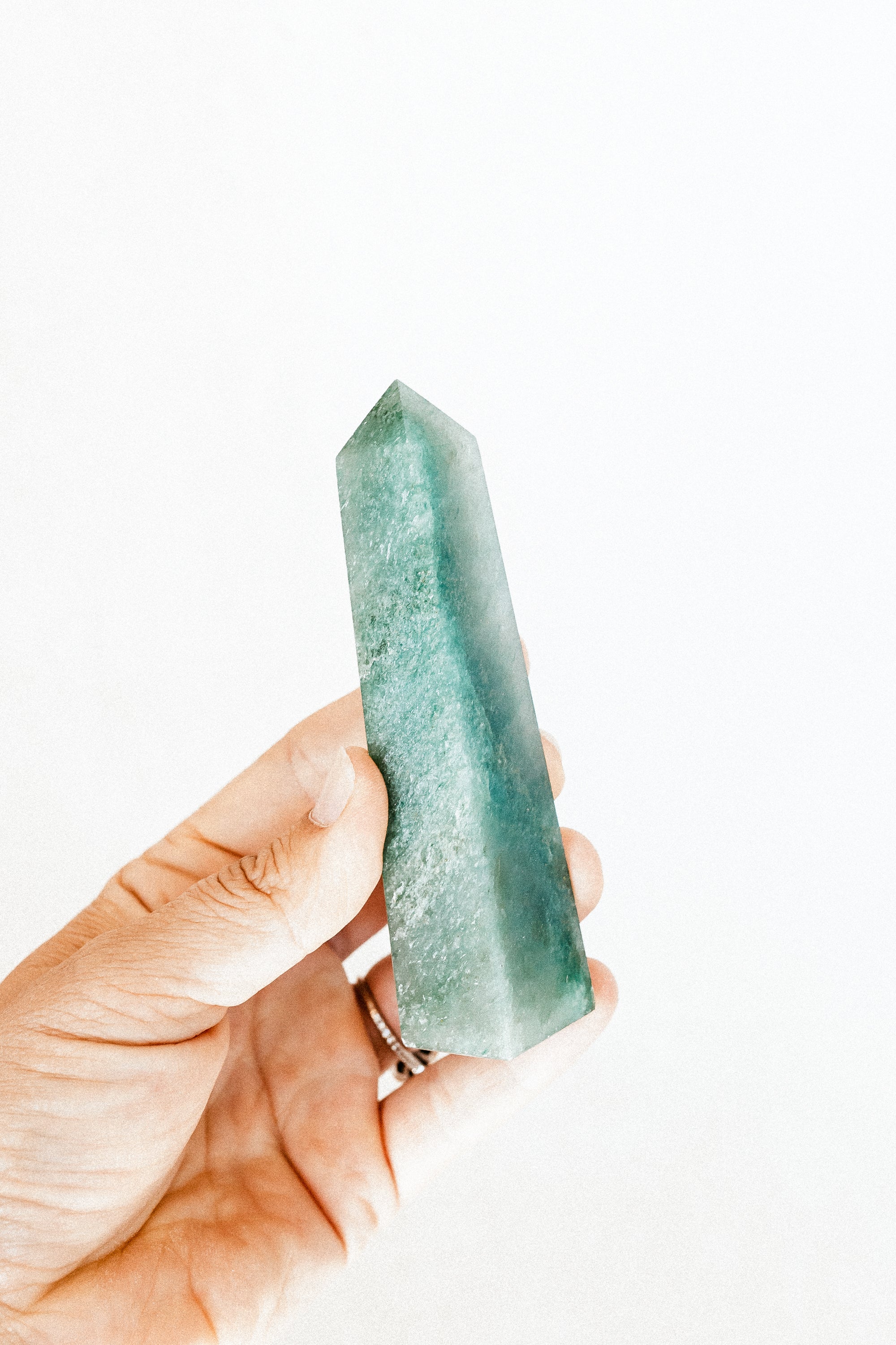Green Aventurine Crystal Point #2 | The Stone of Growth & Prosperity