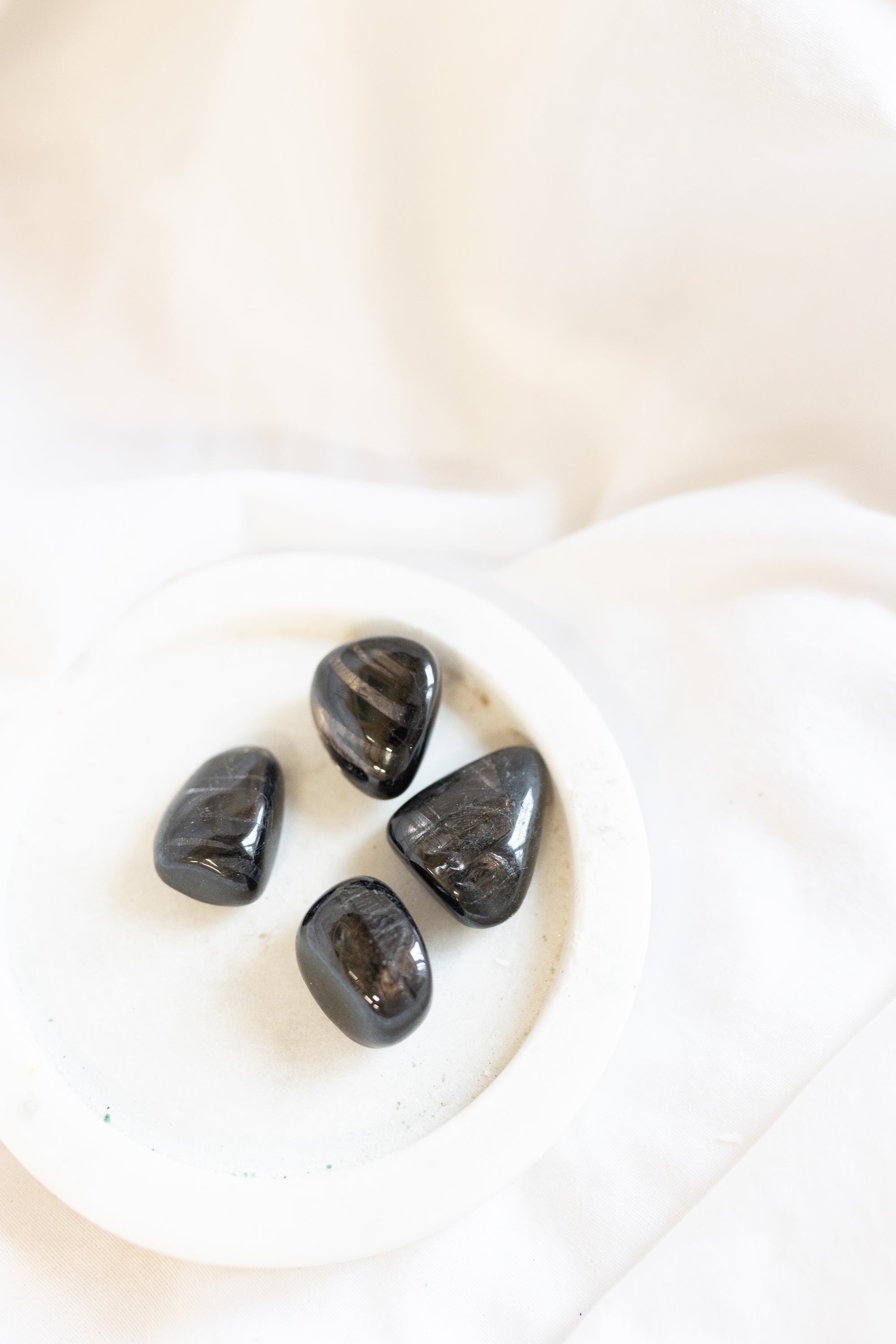 Hypersthene Crystal Tumble Stone | Intuition • Boundaries • Self-Discovery