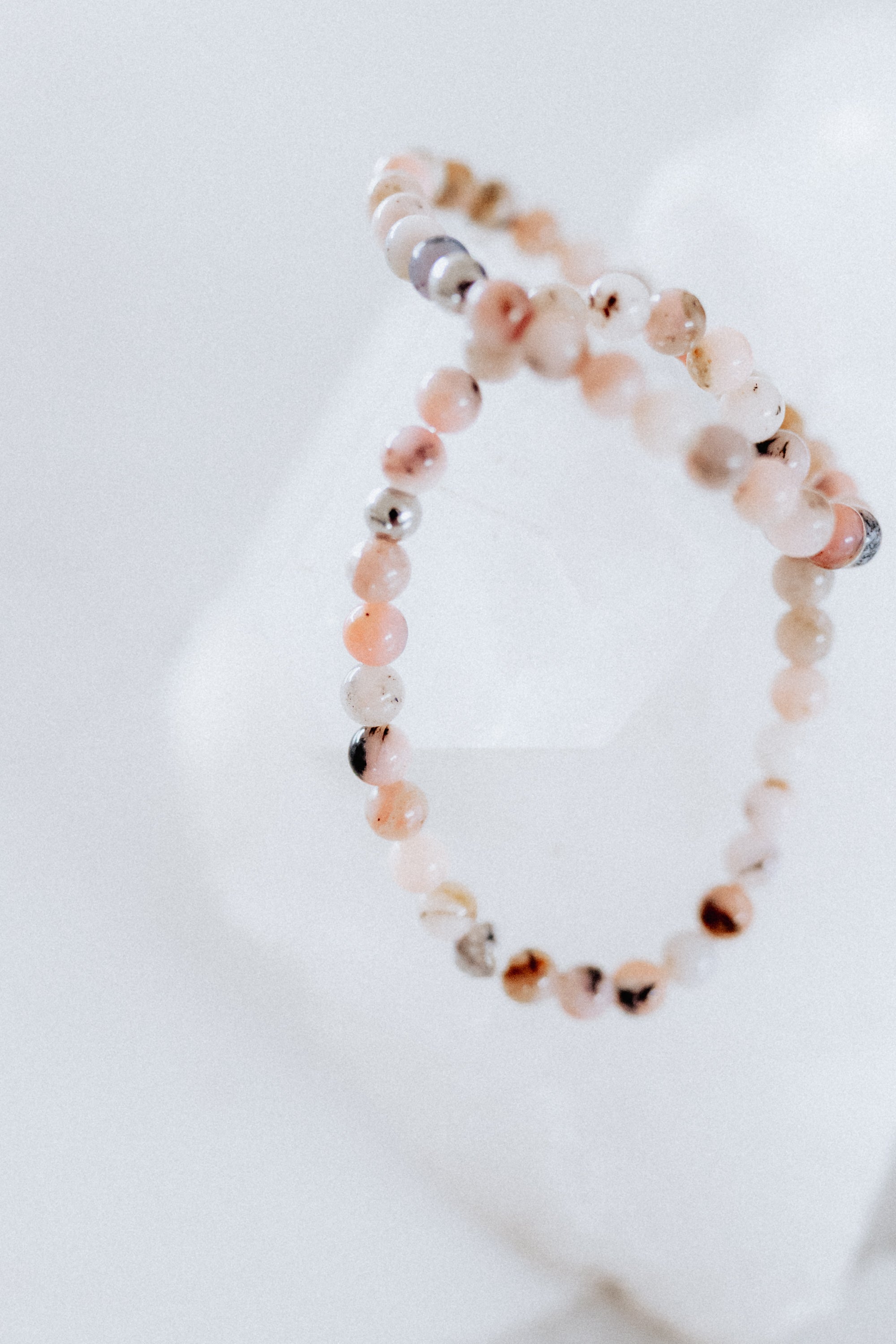 Peruvian Pink Opal Crystal Bracelet | Compassion • Emotional Release • Inner Peace