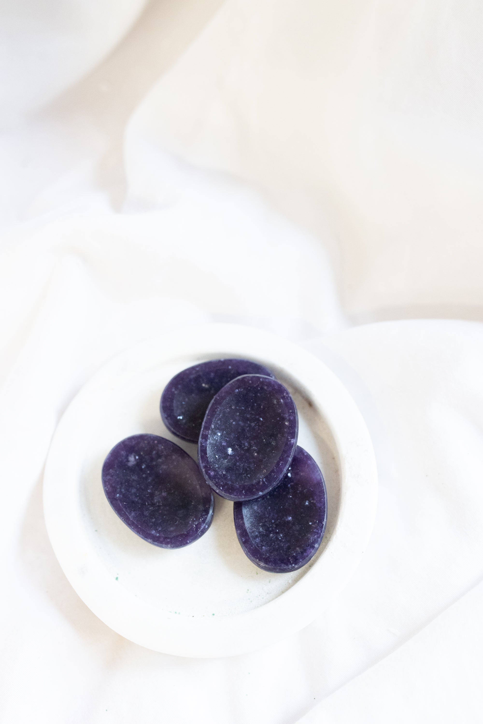 Lepidolite Crystal Worry Stone | Peace • Balance • Emotional Healing