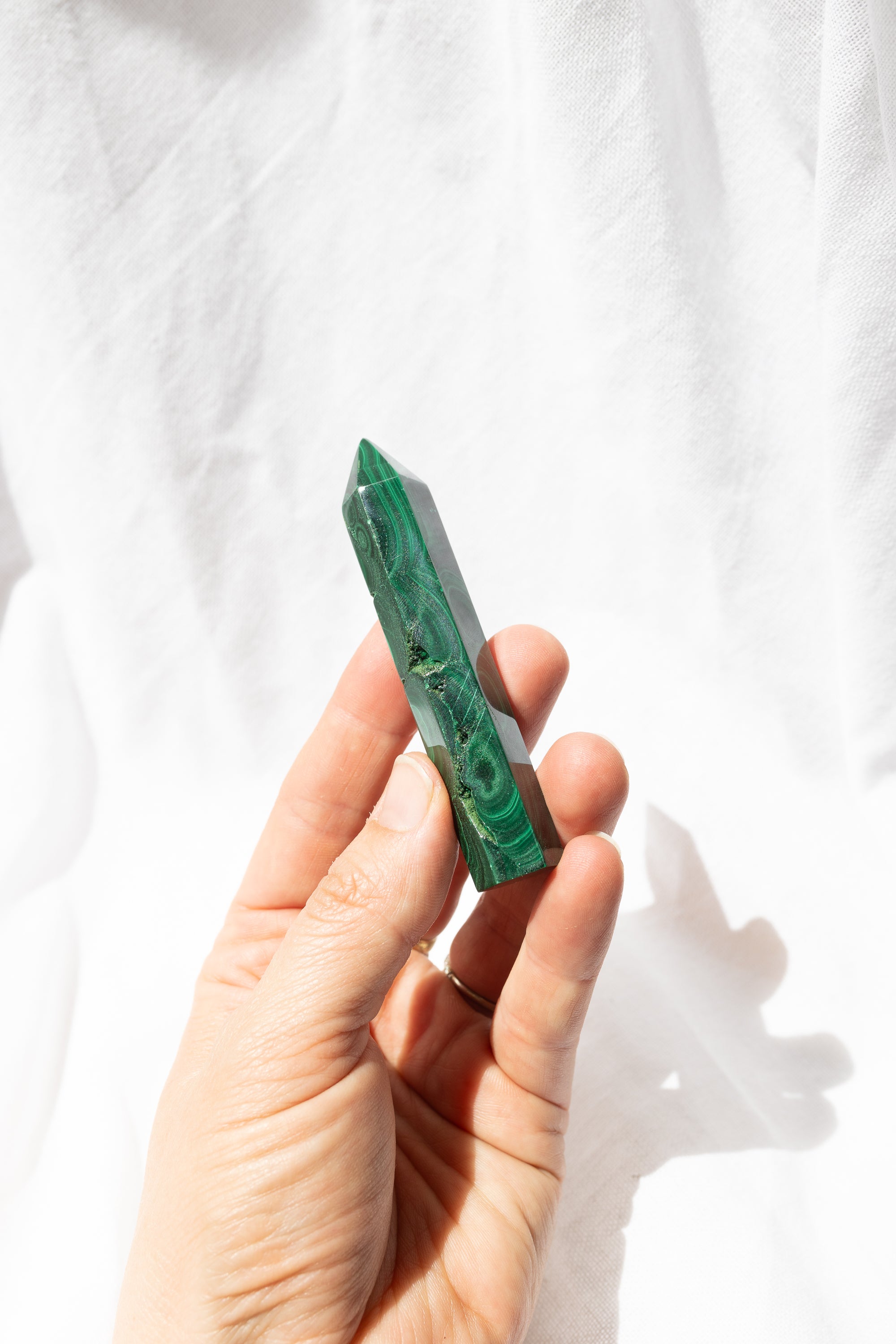 Malachite Point #3 | Transformation • Protection • Emotional Release