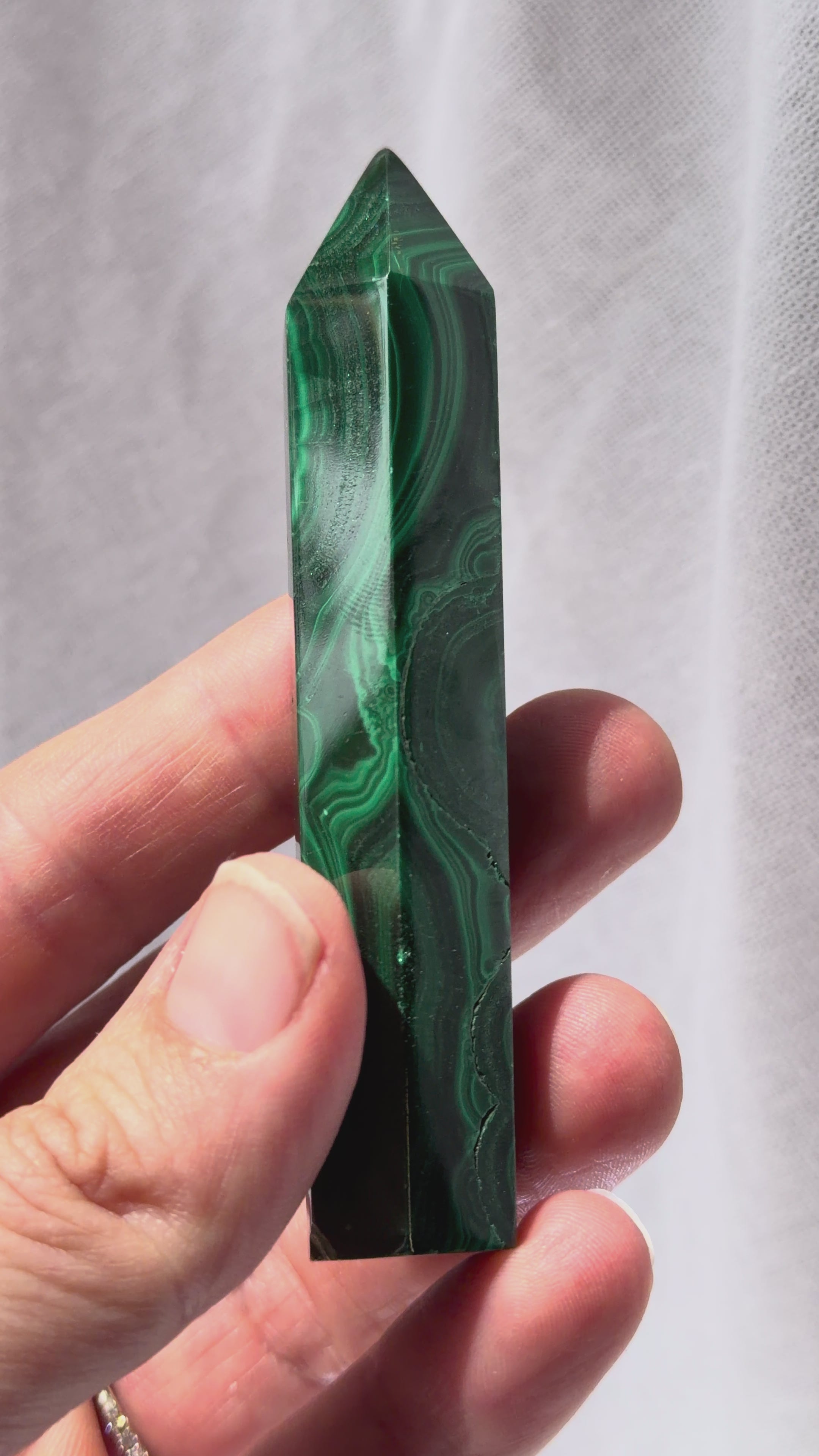 Malachite Point #2 | Transformation • Protection • Emotional Release