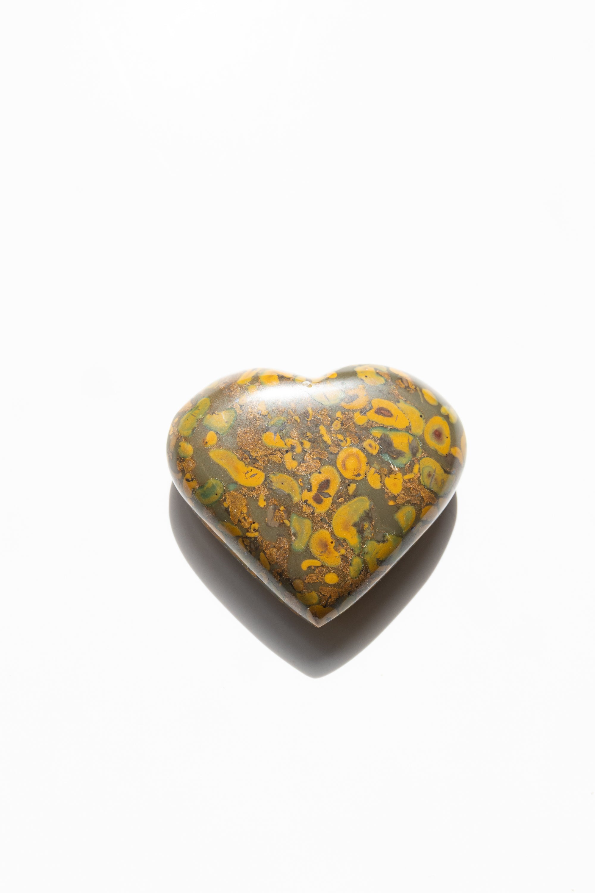 Rainforest Jasper Heart 1 | Connection • Joy • Emotional Balance