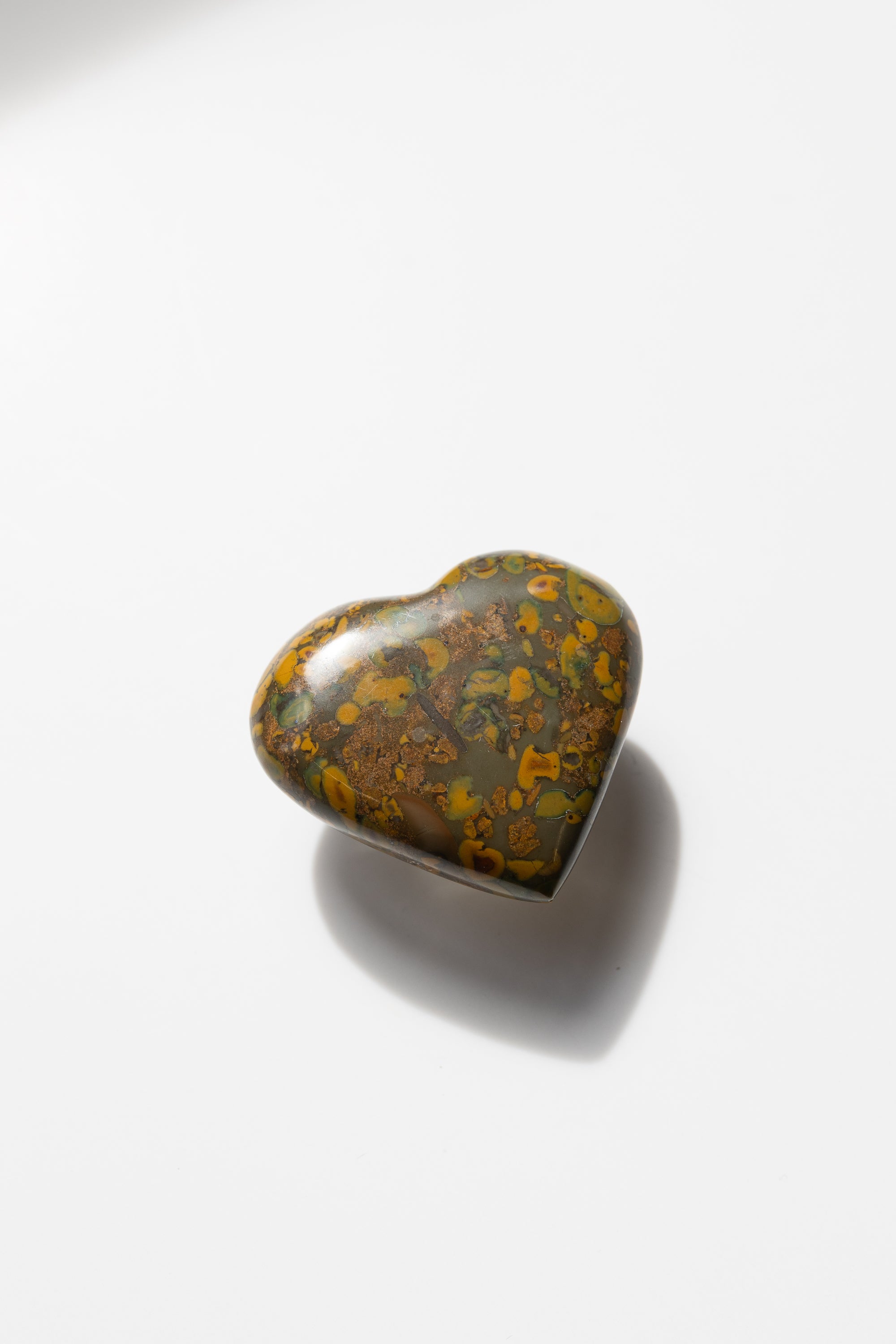 Rainforest Jasper Heart 1 | Connection • Joy • Emotional Balance