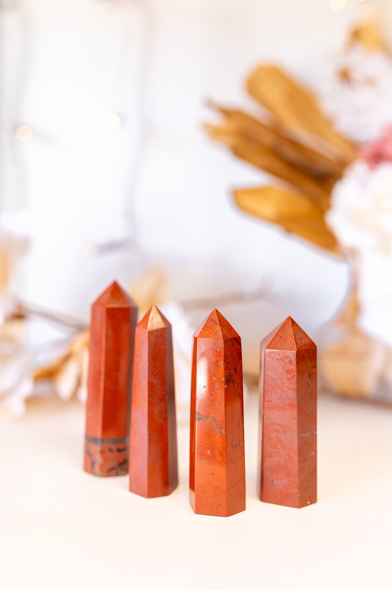 Red Jasper Crystal Point