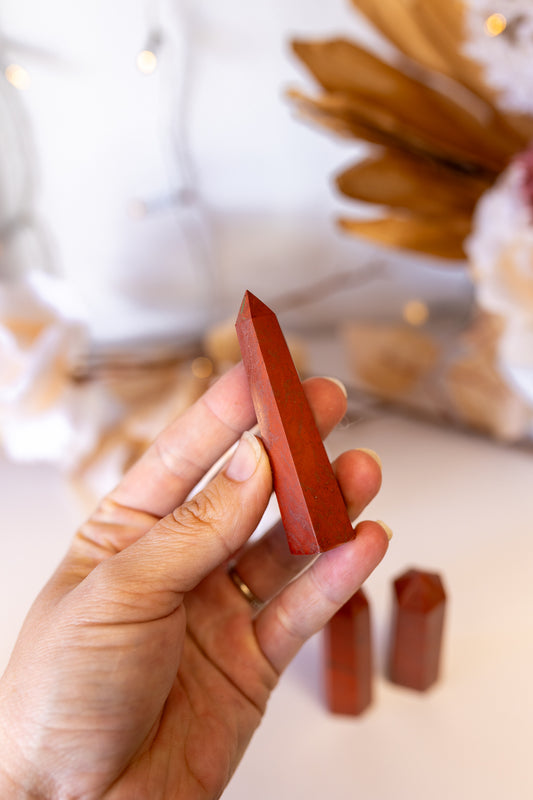 Red Jasper Crystal Point