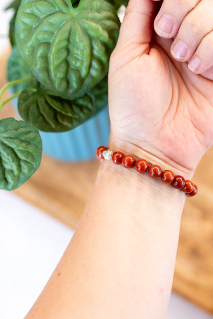 Red Jasper Crystal Bracelet