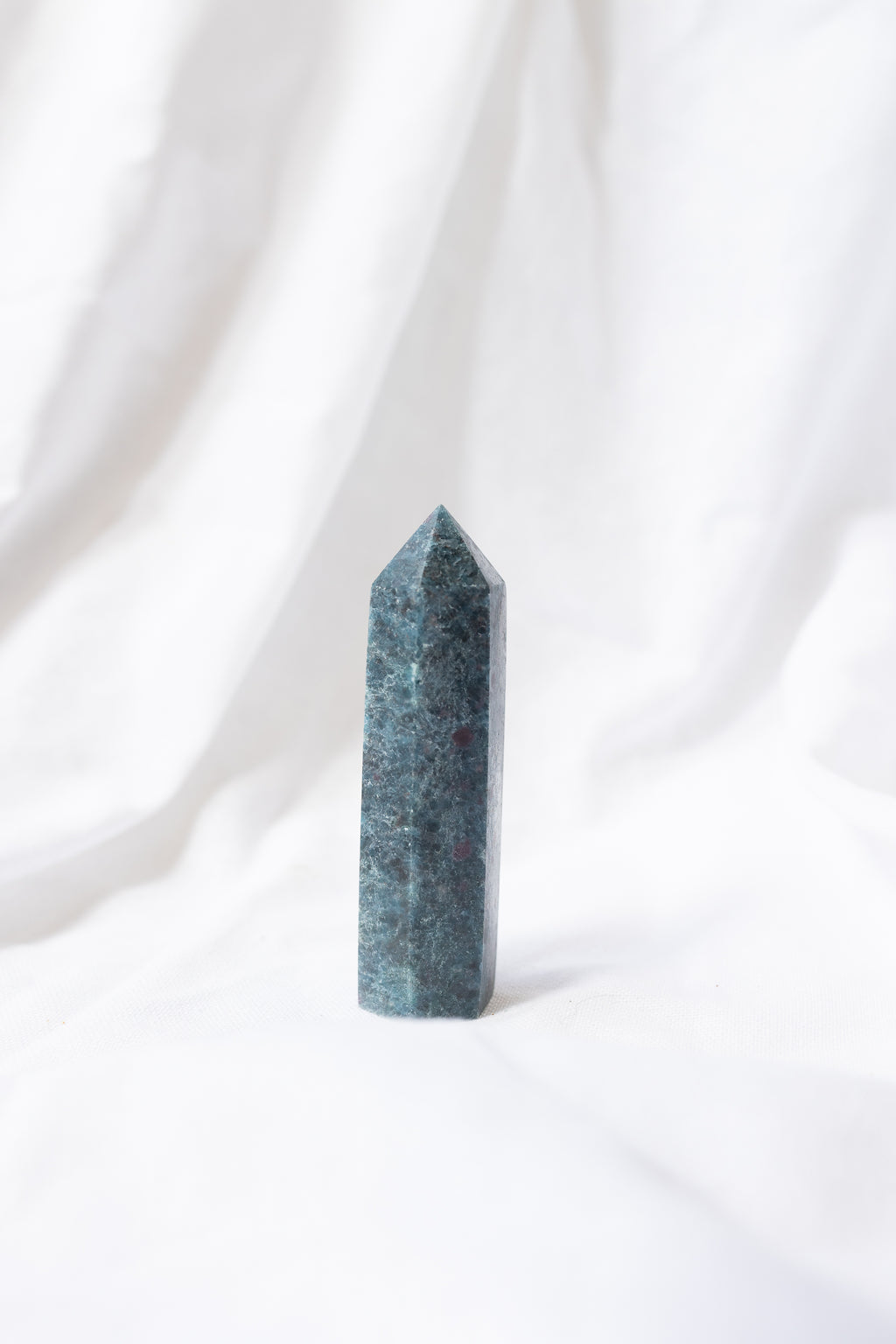 Ruby in Kyanite Crystal Point #O1 | Passion • Intuition • Emotional Balance