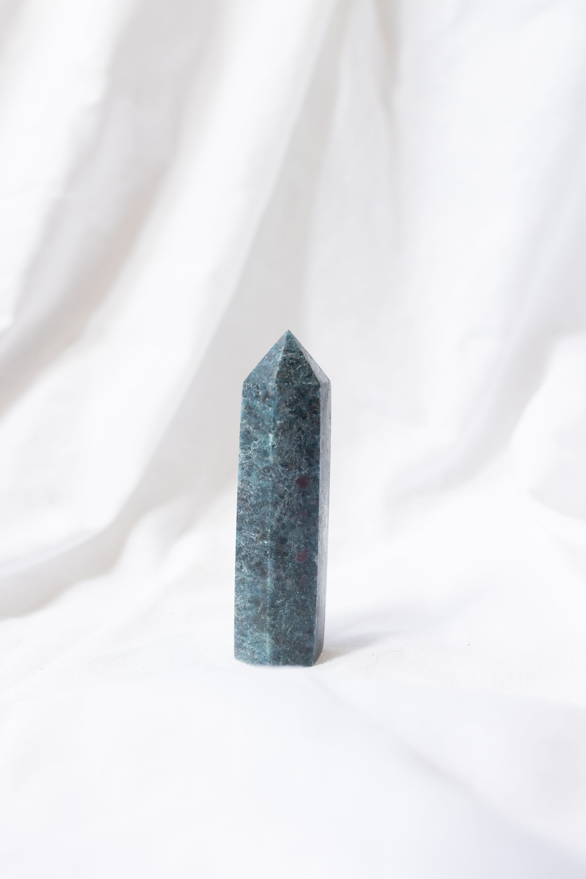 Ruby in Kyanite Crystal Point #O1 | Passion • Intuition • Emotional Balance