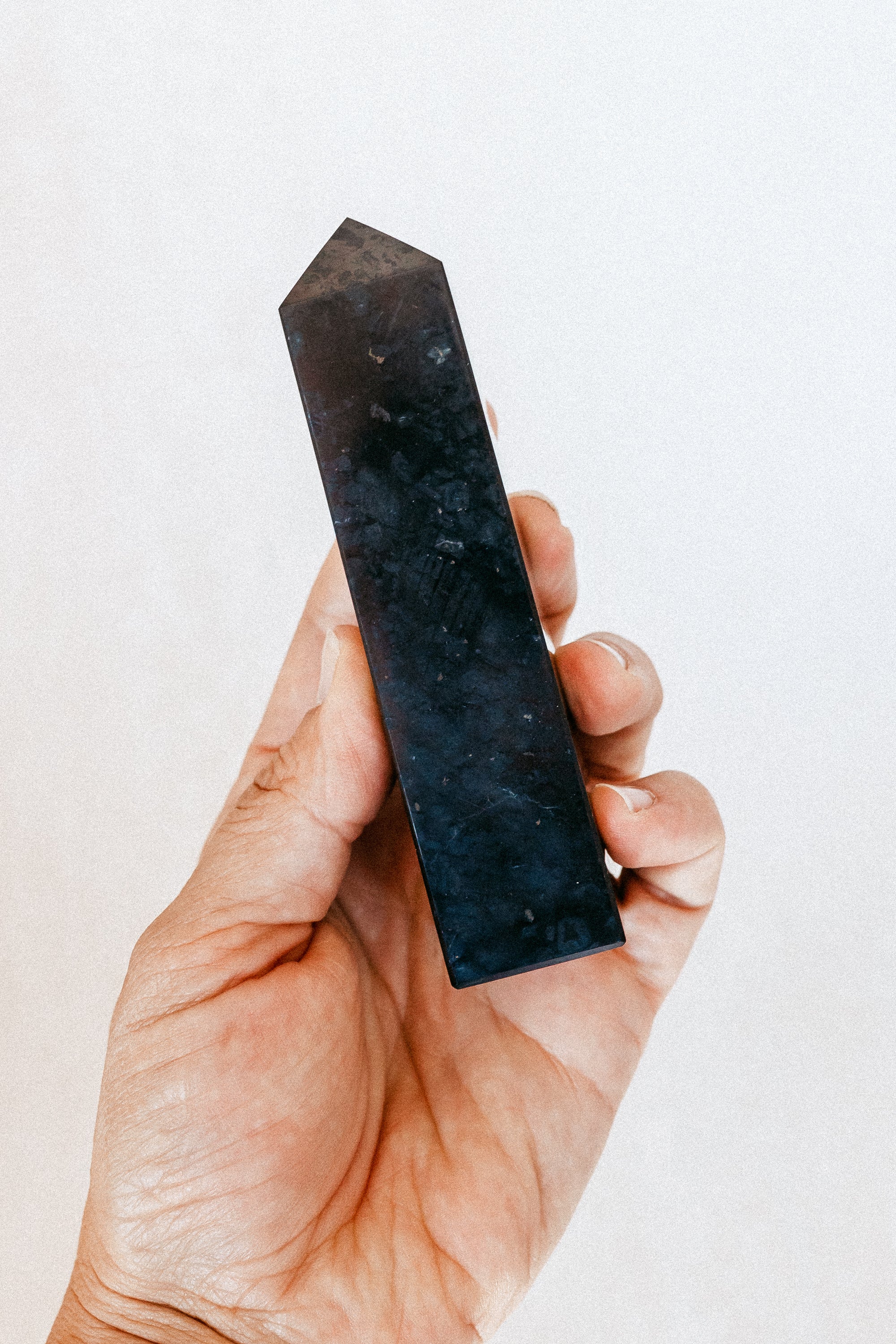 Shungite Crystal Point #1 | The Stone of Deep Protection
