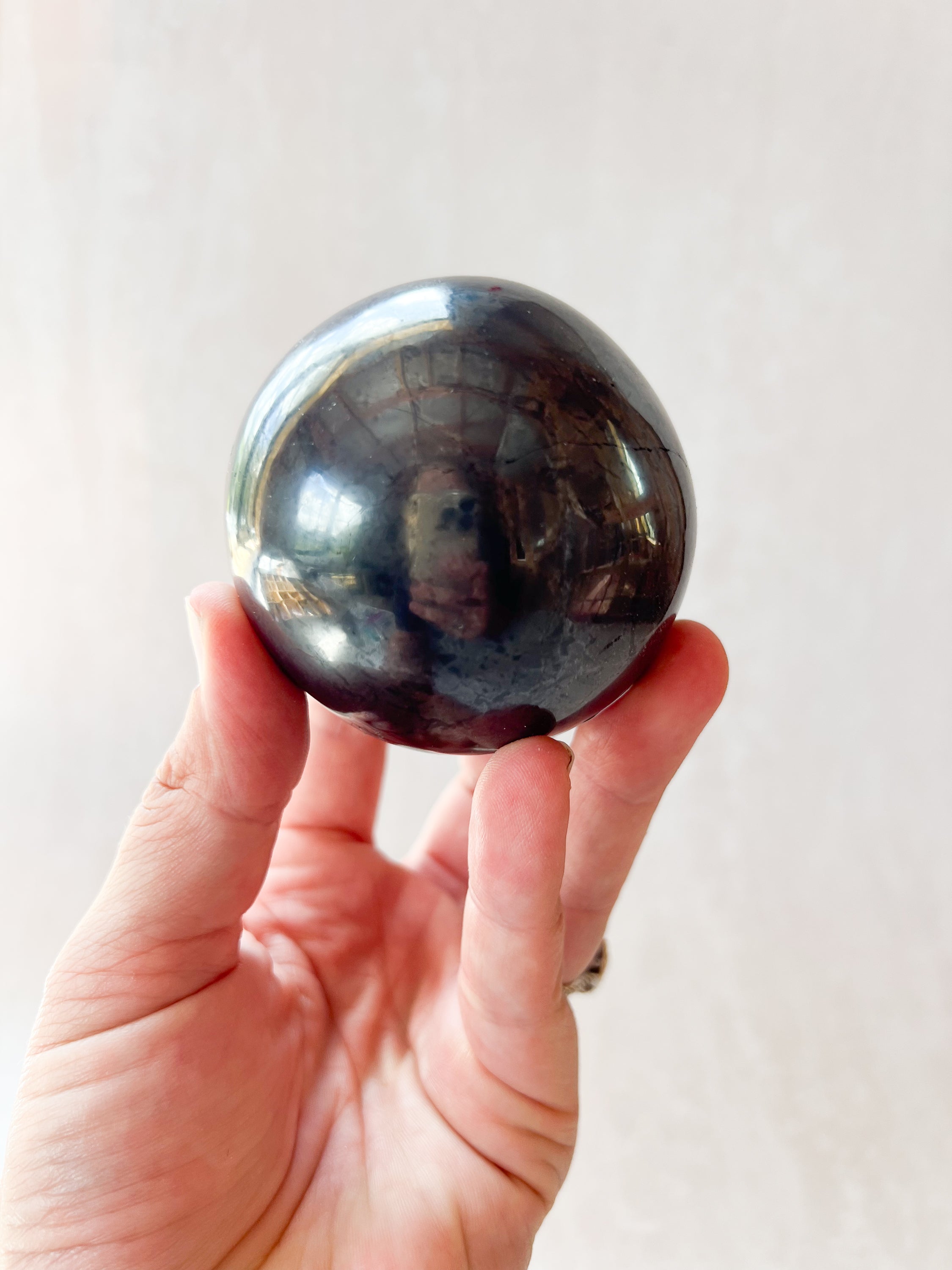 Shungite Crystal Sphere #2 | The Stone of Purification & Energetic Protection