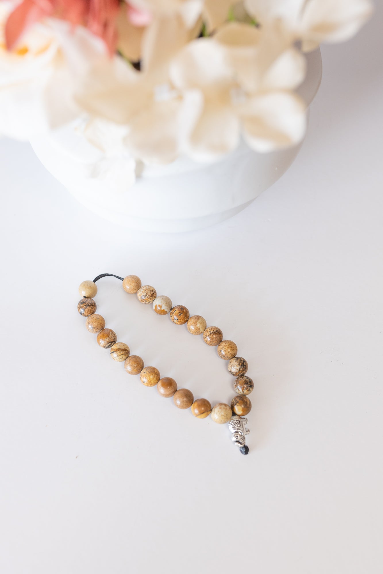 Crystal Worry Beads: Picture Jasper