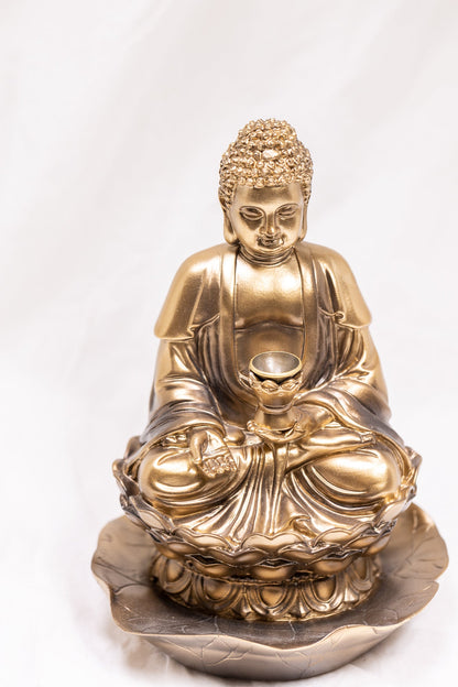 Buddha Backflow Incense Burner - Knight Inspired