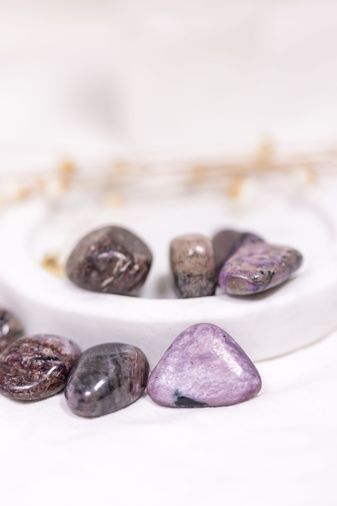 Charoite Crystal Tumble Stone - Knight Inspired