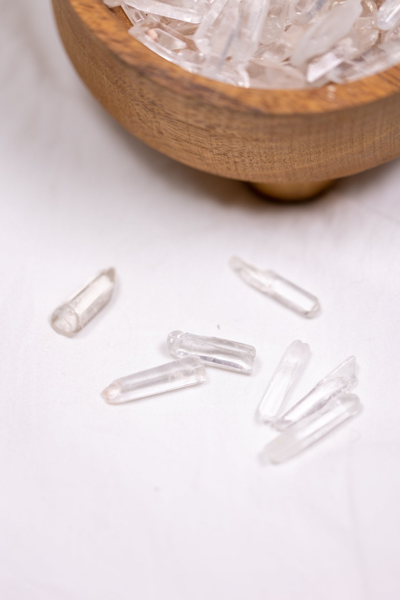 Clear Quartz Crystal XXS Points (For Grids) - Knight Inspired