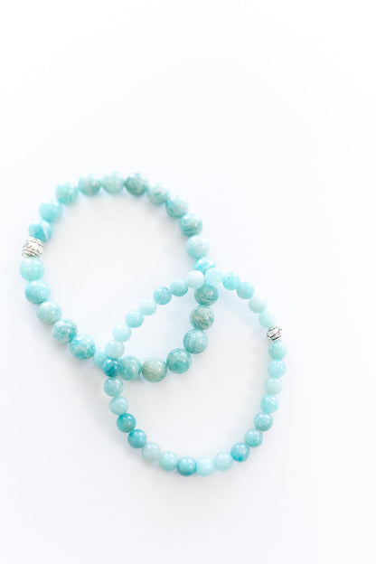 Crystal Bracelet: Amazonite - Knight Inspired