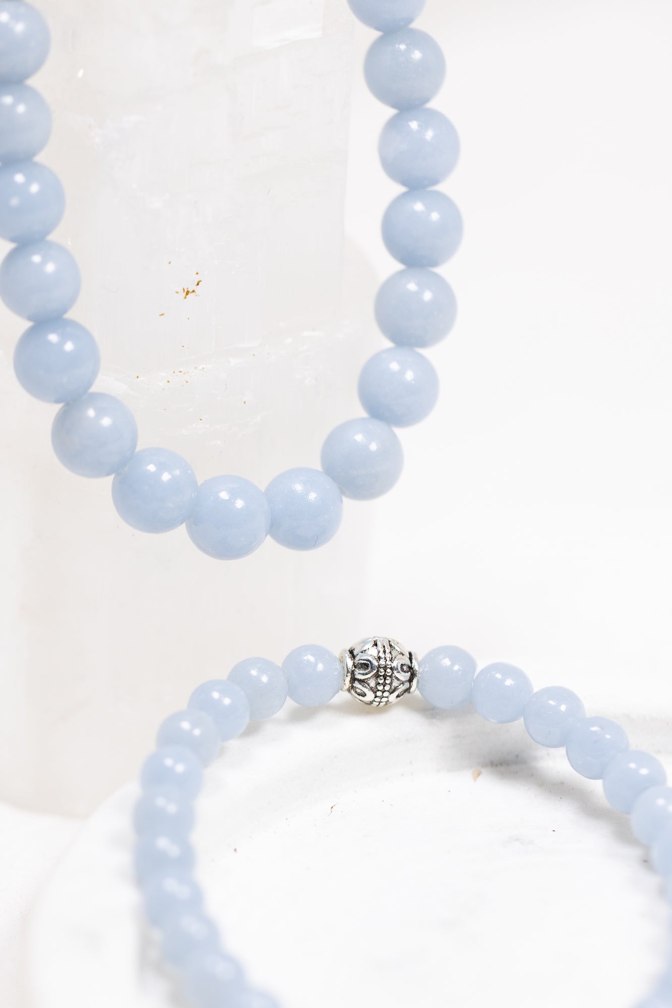 Crystal Bracelet: Angelite - Knight Inspired