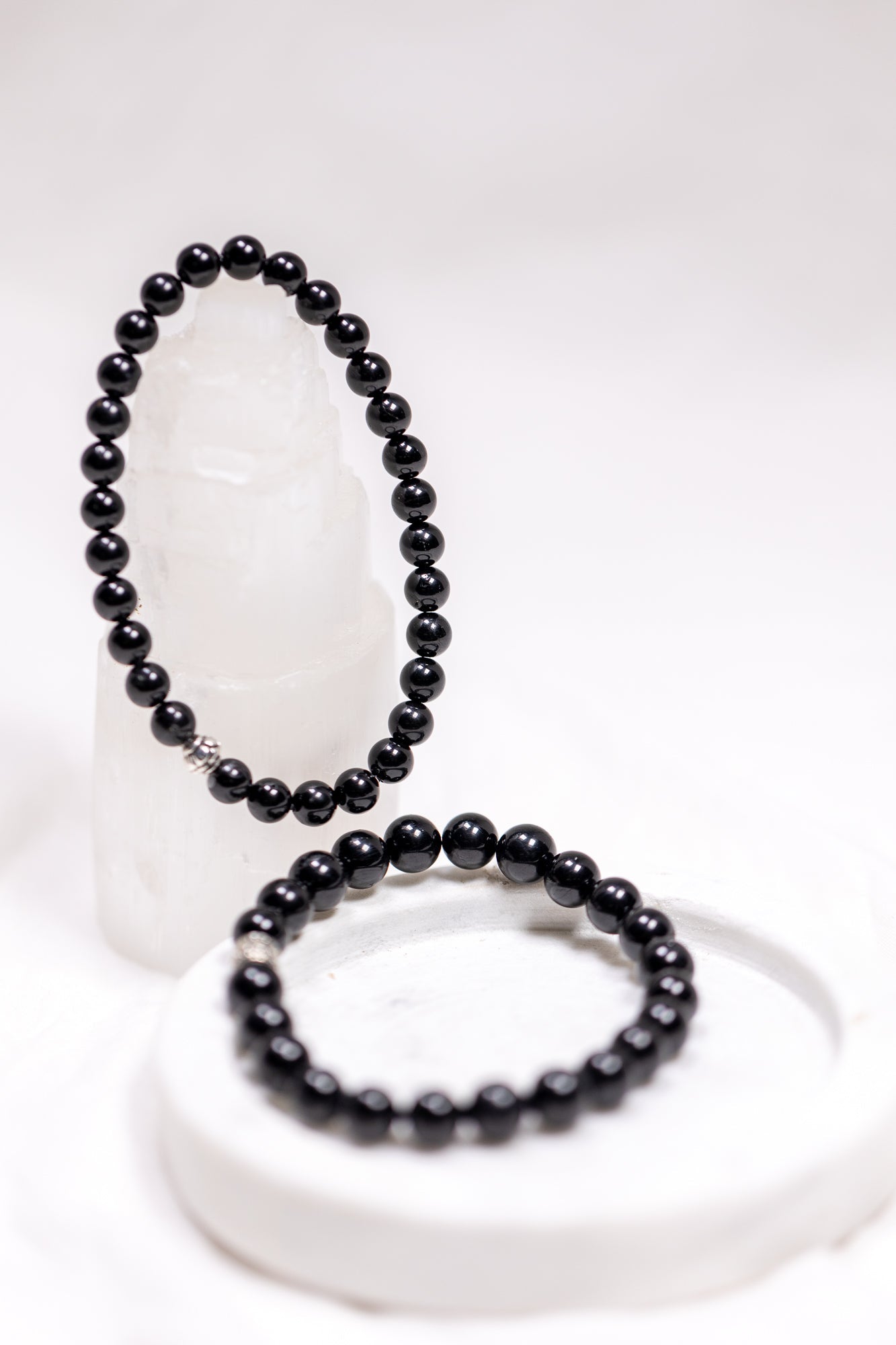 Crystal Bracelet: Black Tourmaline - Knight Inspired