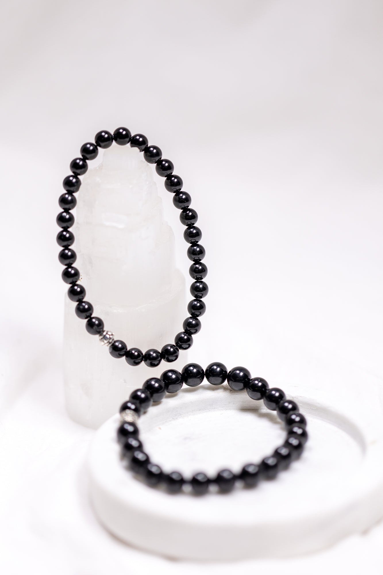 Crystal Bracelet: Black Tourmaline - Knight Inspired