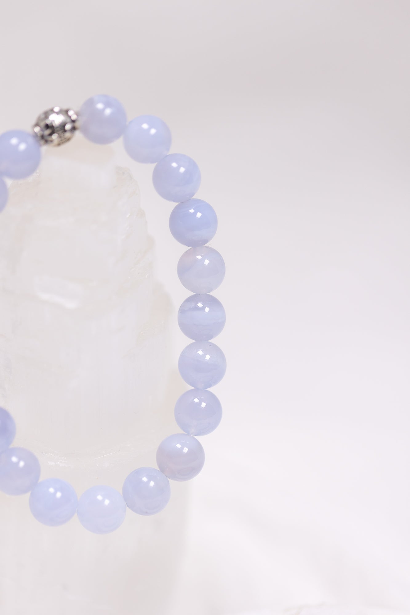 Crystal Bracelet: Blue Lace Agate - Knight Inspired