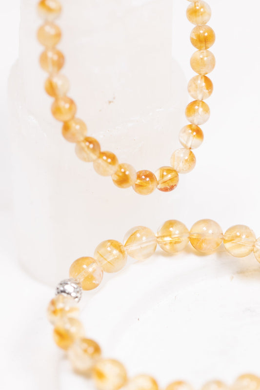 Crystal Bracelet: Citrine - Knight Inspired