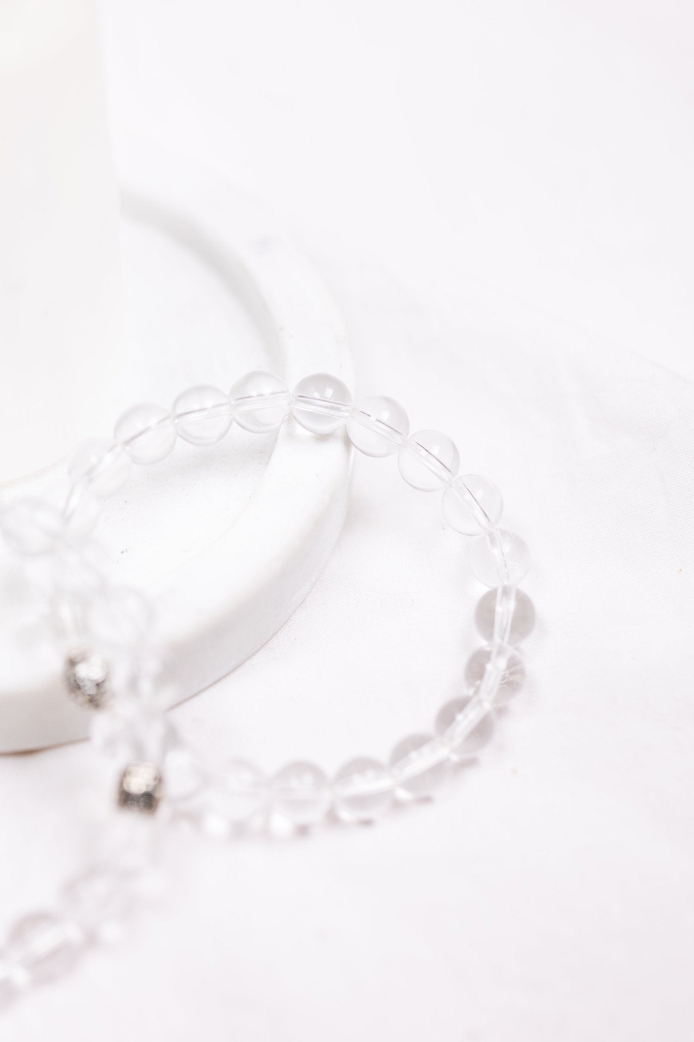 Crystal Bracelet: Clear Quartz - Knight Inspired