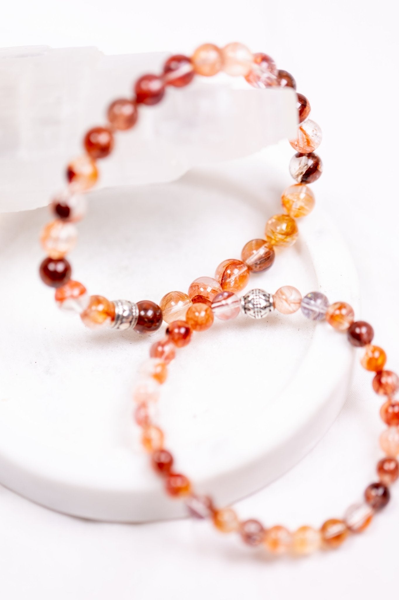 Crystal Bracelet: Fire Quartz - Knight Inspired