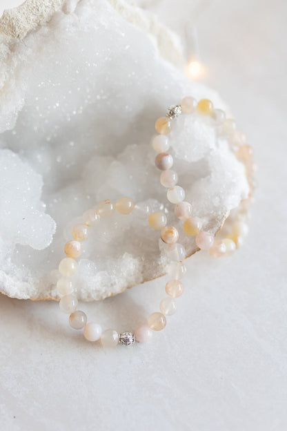 Crystal Bracelet: Flower Agate - Knight Inspired