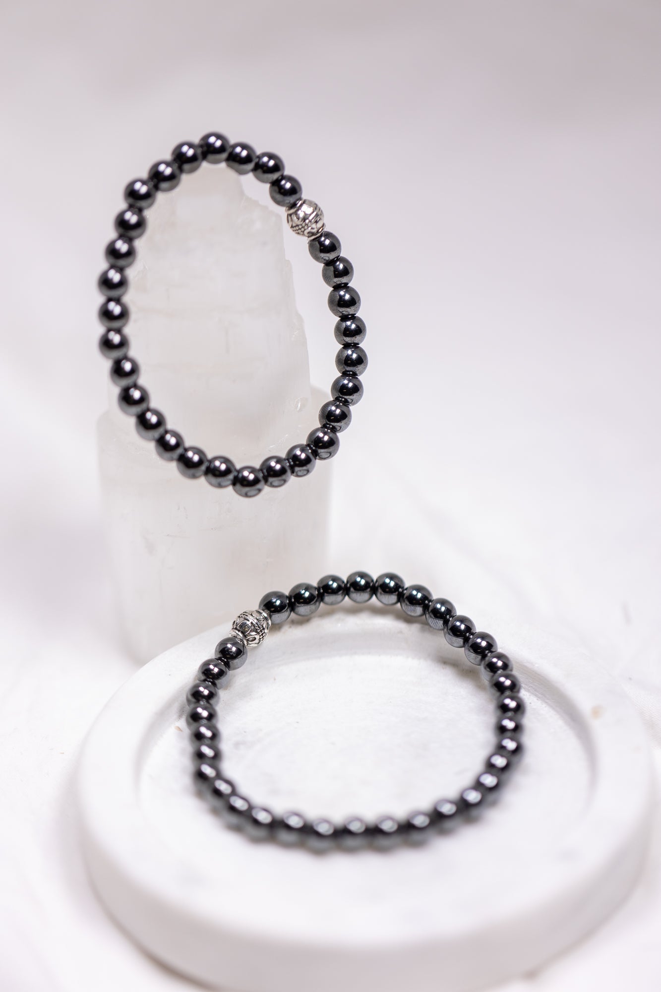 Crystal Bracelet: Hematite - Knight Inspired