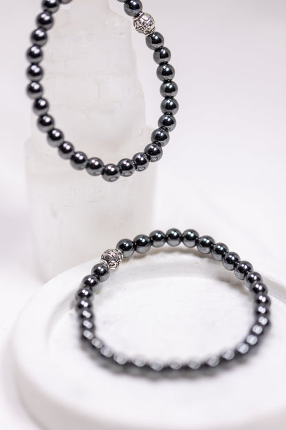 Crystal Bracelet: Hematite - Knight Inspired