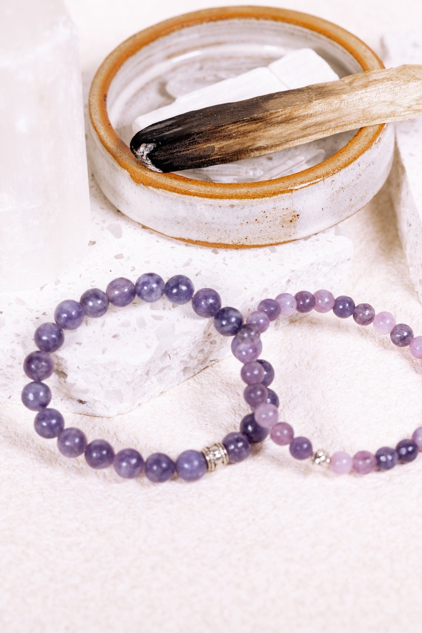 Crystal Bracelet: Lepidolite - Knight Inspired