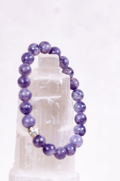 Crystal Bracelet: Lepidolite - Knight Inspired