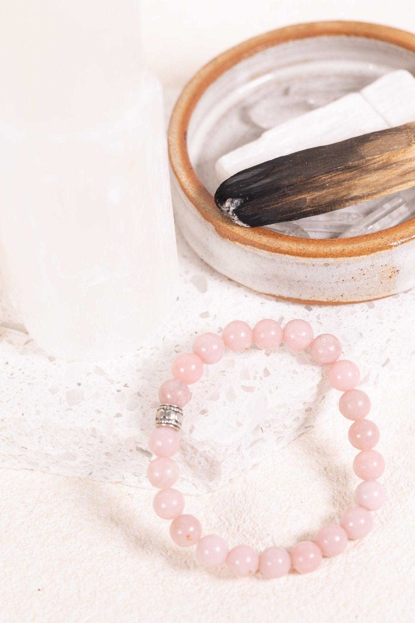 Crystal Bracelet: Pink Opal - Knight Inspired