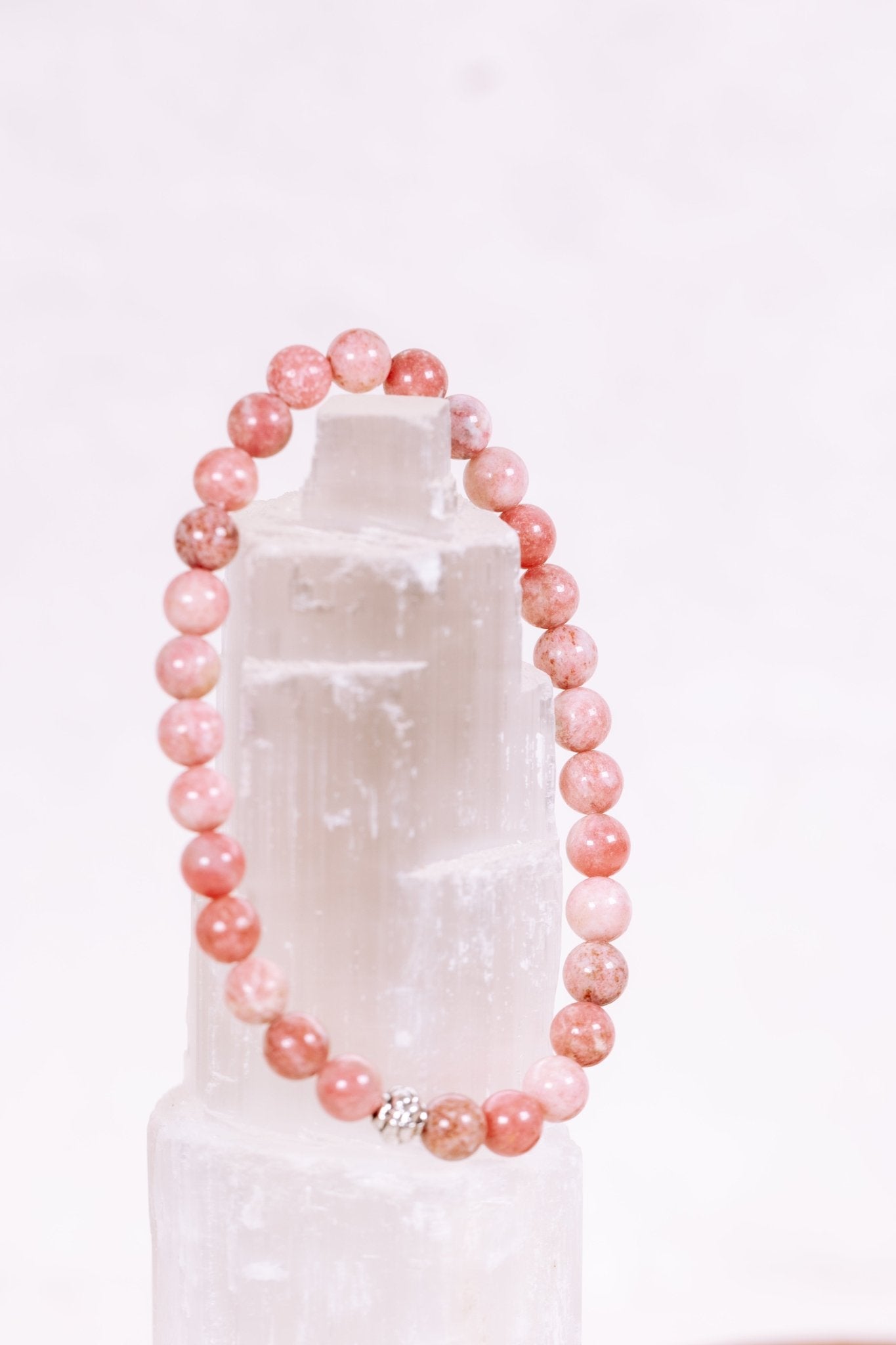 Crystal Bracelet: Pink Thulite - Knight Inspired