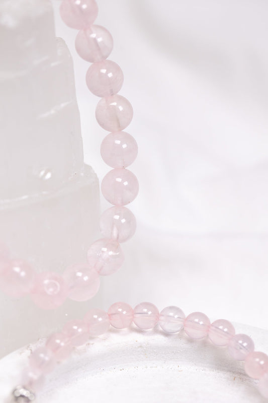 Crystal Bracelet: Rose Quartz - Knight Inspired